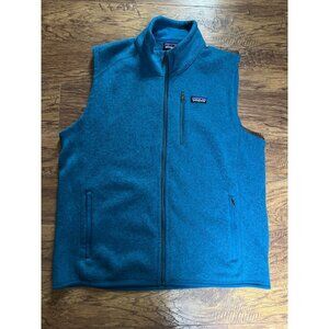 Patagonia Men's Better Sweater Fleece Teal Green Vest Gorpcore size XL